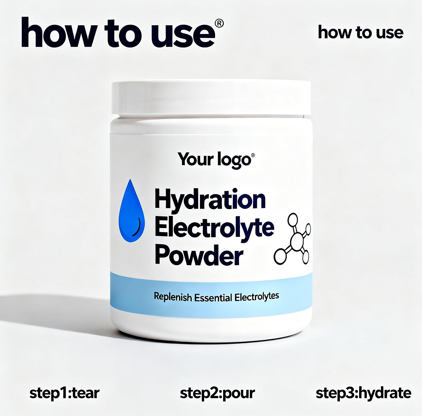 Hydration Electrolyte Powder Packets | Watermelon Flavor Stick Drink Mix | Energy &amp; Vitamin Support