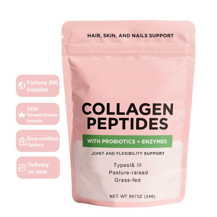Private Label Collagen Peptides Powder Super Hydrolyzed Protein Powder Absorption for Skin Beauty and Whitening