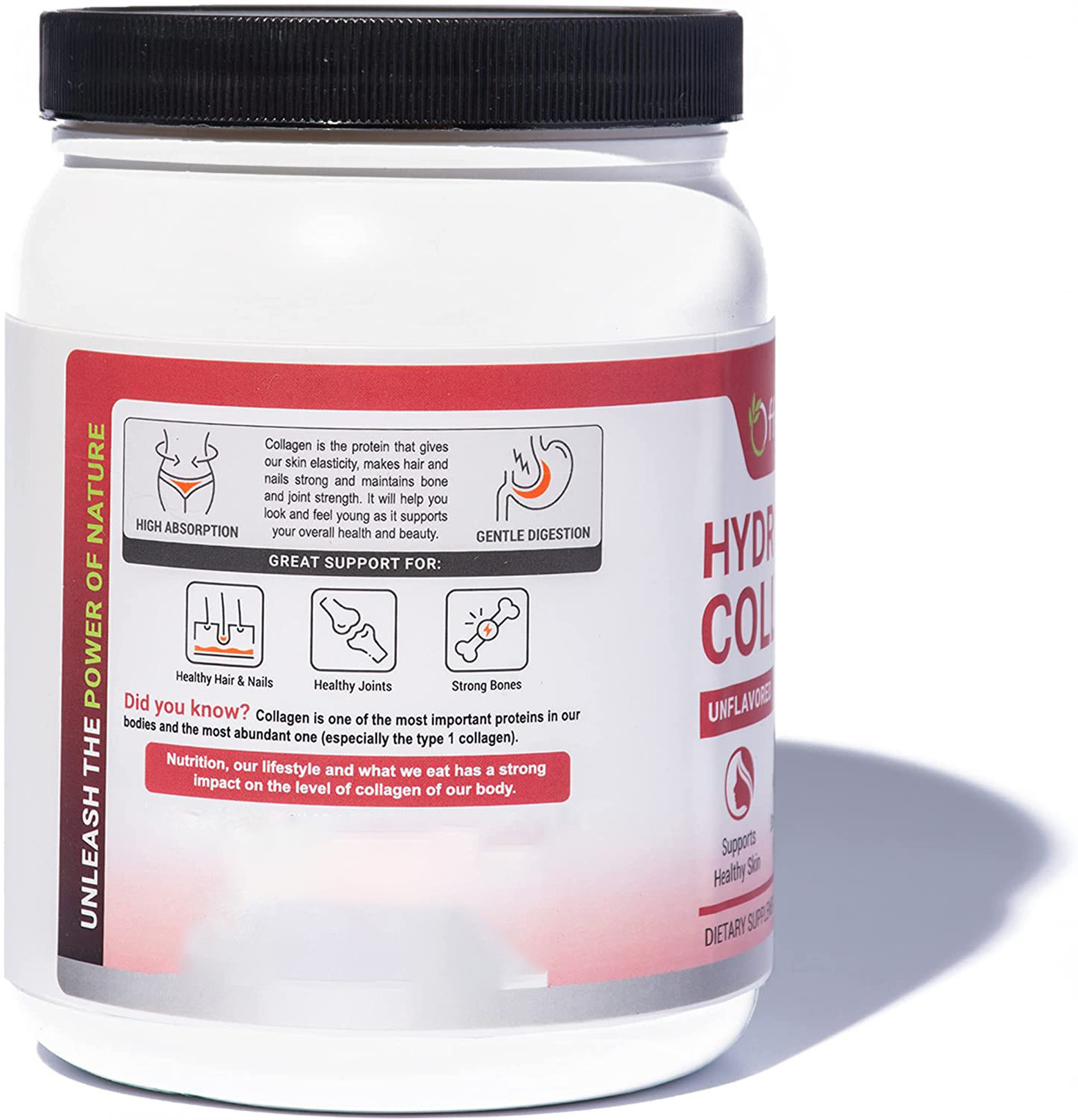 2020 New Enhanced Absorption Made In United States Halal Best Premium Protein Plant Fish Hydrolyzed Collagen Peptides Powder