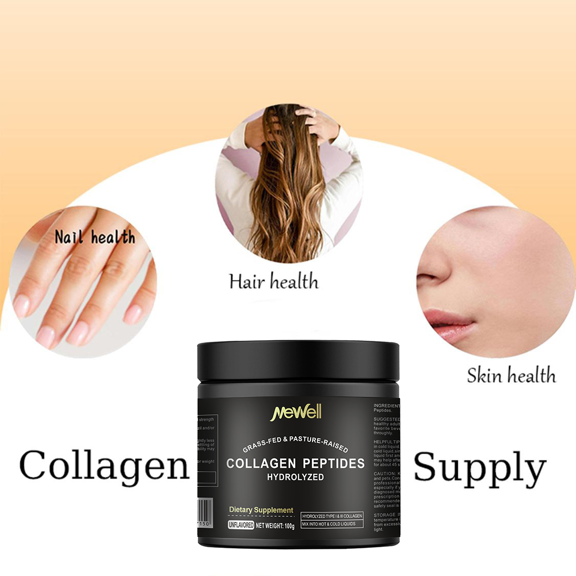 Collagen peptide powder details 2
