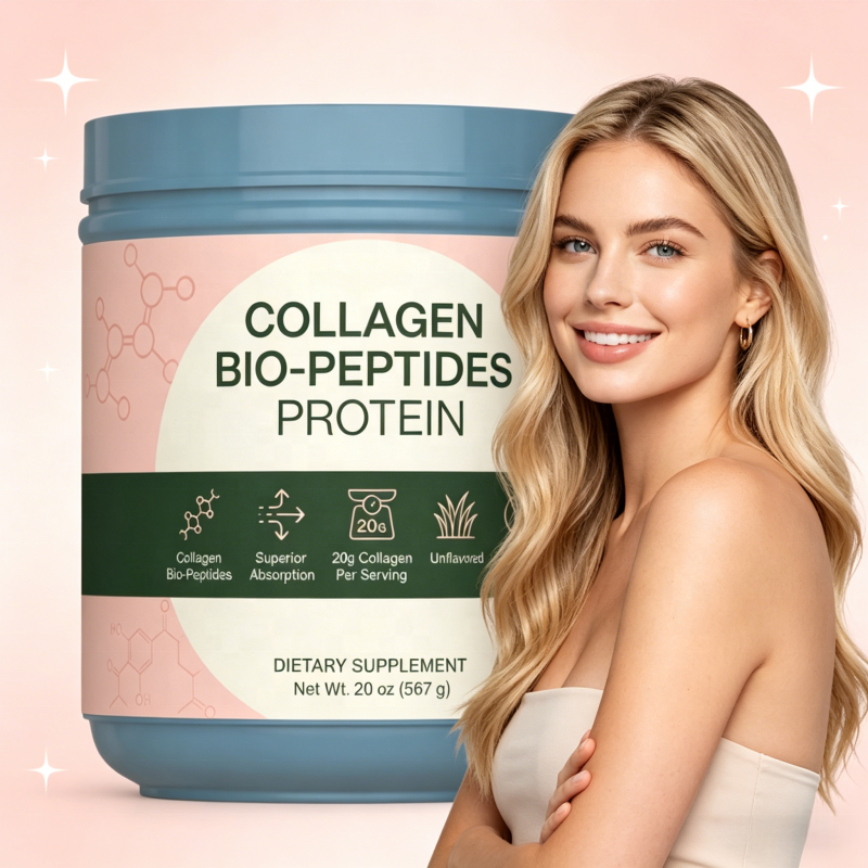 Hot Sale OEM Private Label Factory Supply Hydrolyzed Collagen Bio Powder Grassfed Source Unflavored Collagen Protein Supplement