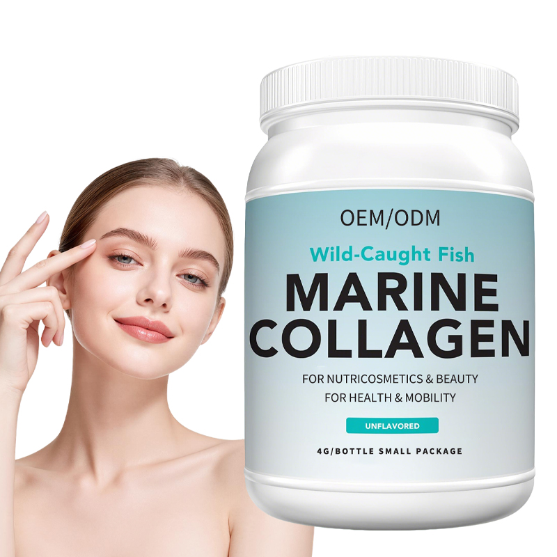 Pure Marine Fish Collagen Peptide Powder Low Molecular Protein Skin Elasticity Joint Support OEM ODM Private Label Wholesaler