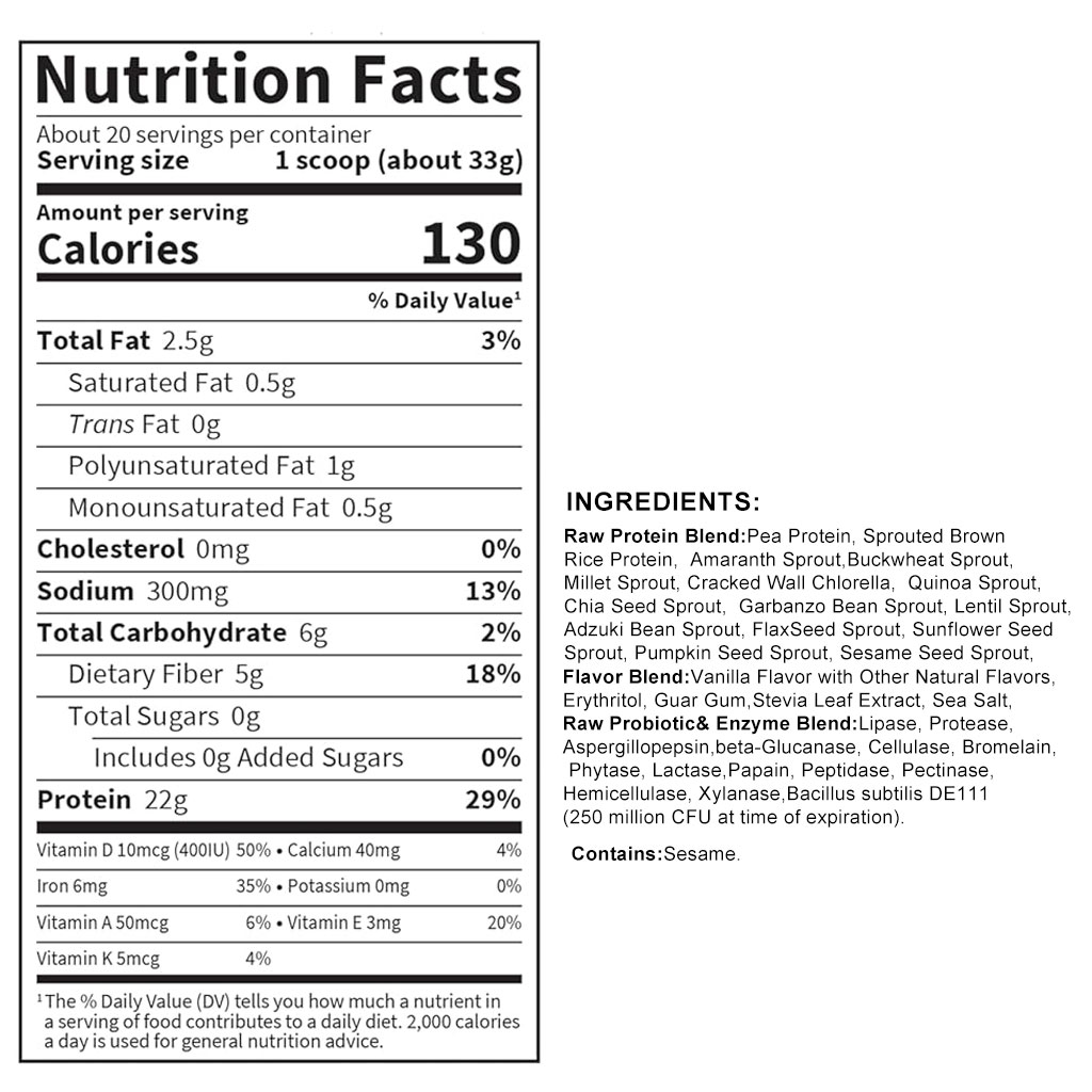 The Brand Offers High-quality Plant-based Protein Powder Supplements That Are Non-GMO And Gluten-free.