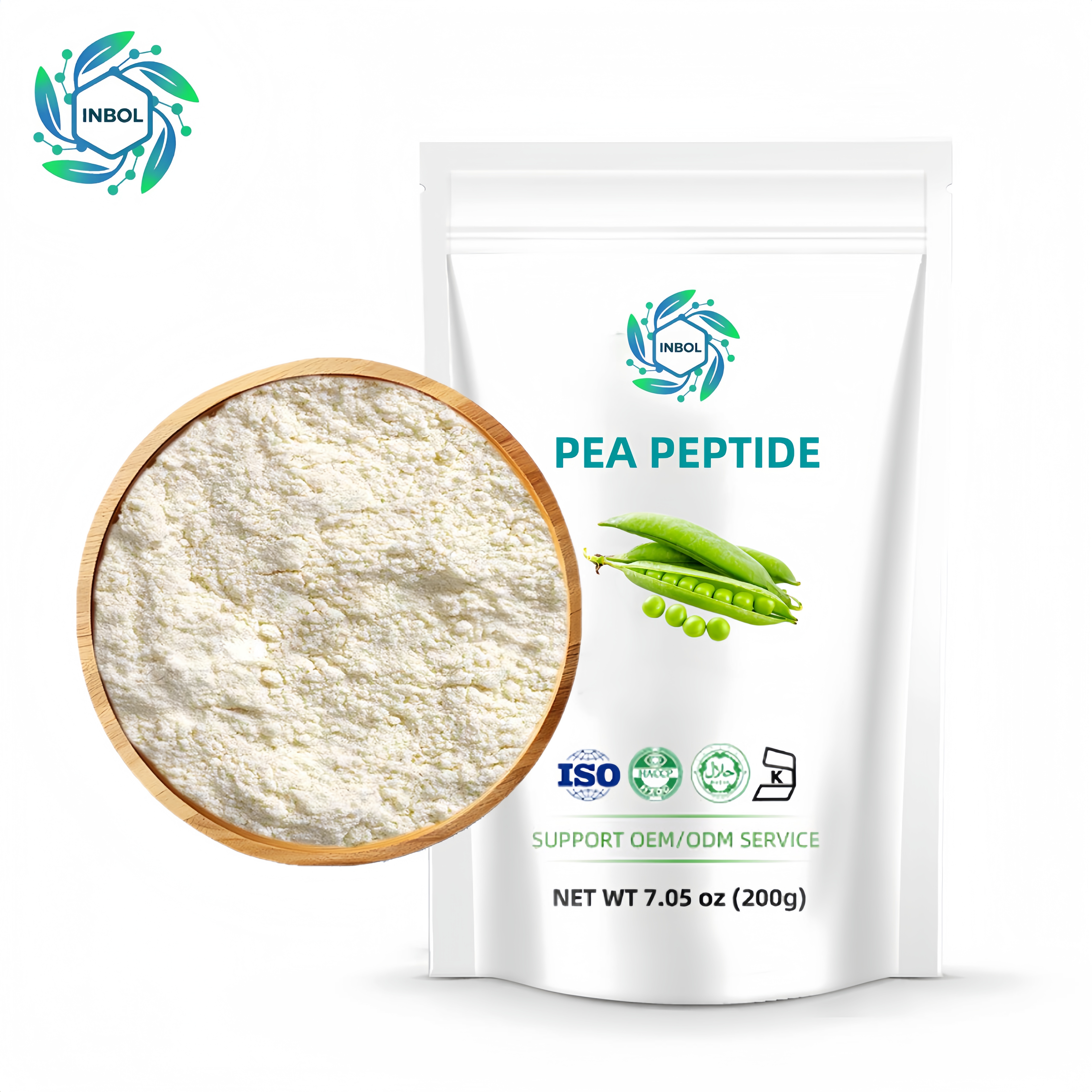 Food Grade Pea Extract Powder 98% Hydrolyzed Pea Protein Peptide