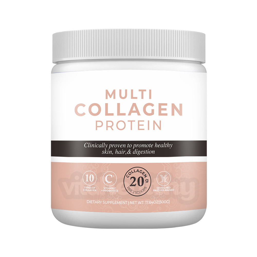OEM/ODM Private Label Hydrolyzed Collagen Peptides Protein Powder Supplement for Skin Hair and Nail Health Support Bulk