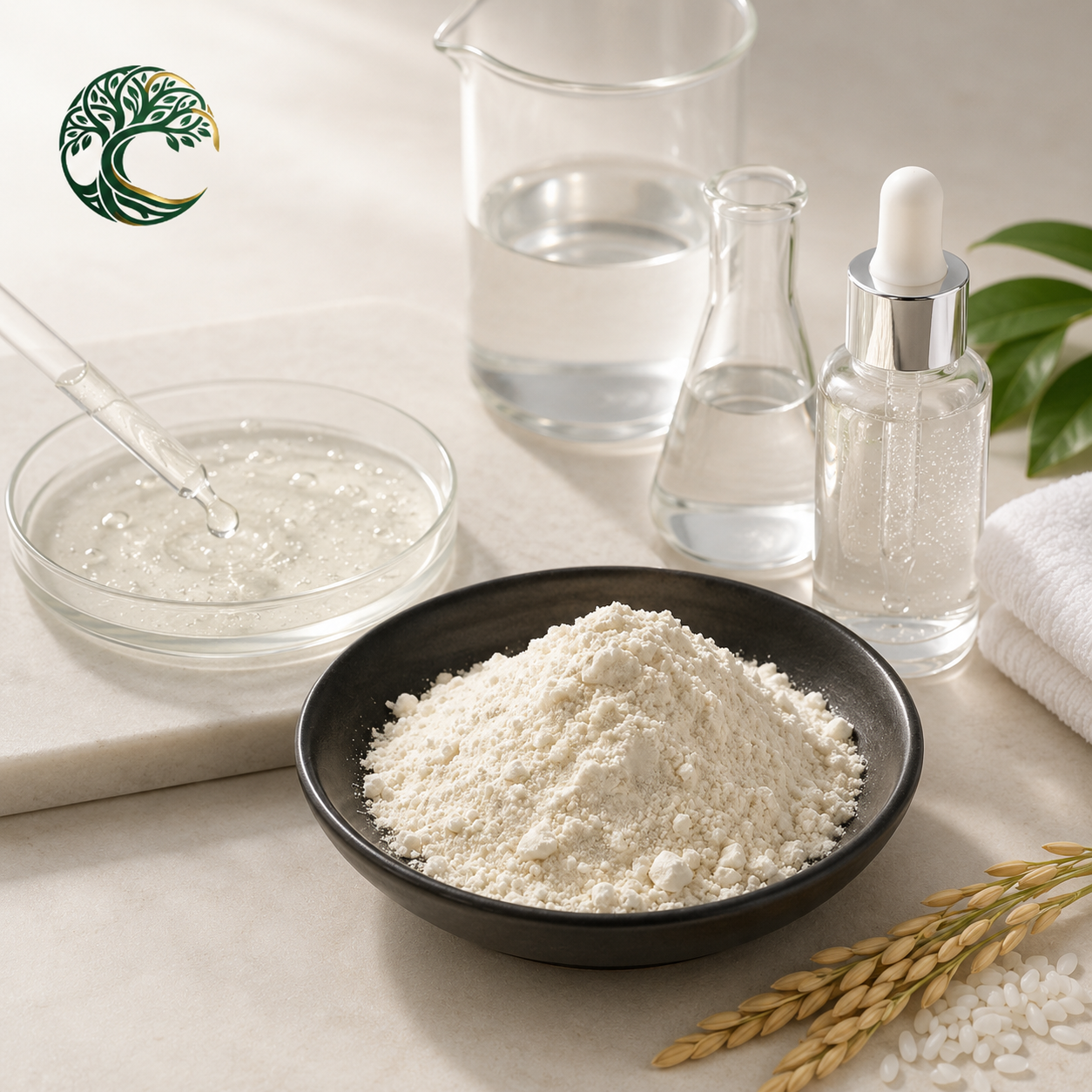 YUSAIL Standardized Hydrolyzed Rice Protein Peptides Powder Food Grade 100% Water Soluble Cosmetic Ingredient Bagged Supply