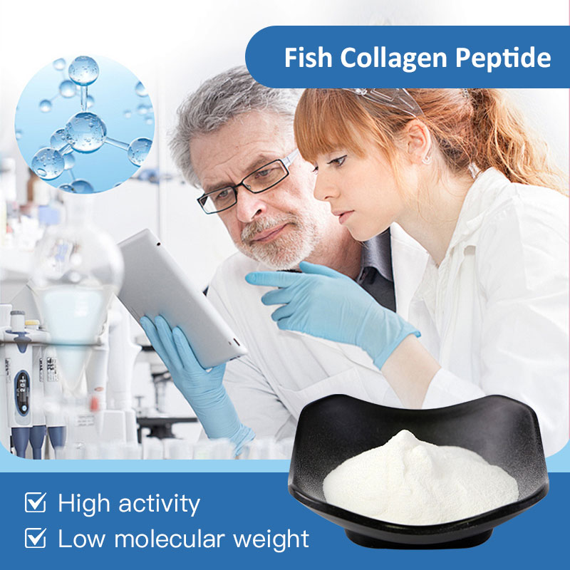 Factory Supply Hydrolyzed Food Grade High Purity 90% Protein Tilapia Fish Collagen Peptide Powder