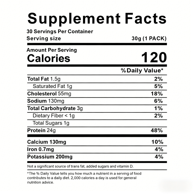 OEM ODM Private Label Whey Protein Isolate Powder Supplement Individually Packaged Halal Vegan Whey Protein Powder