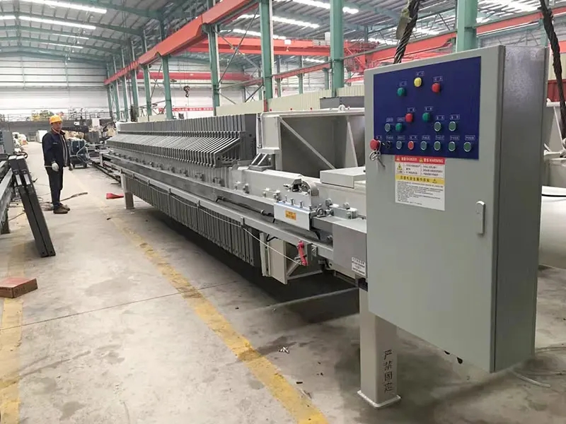 Automatic Plate and Frame Membrane Filter Press Machine Hydraulic Oil Belt Filter Press