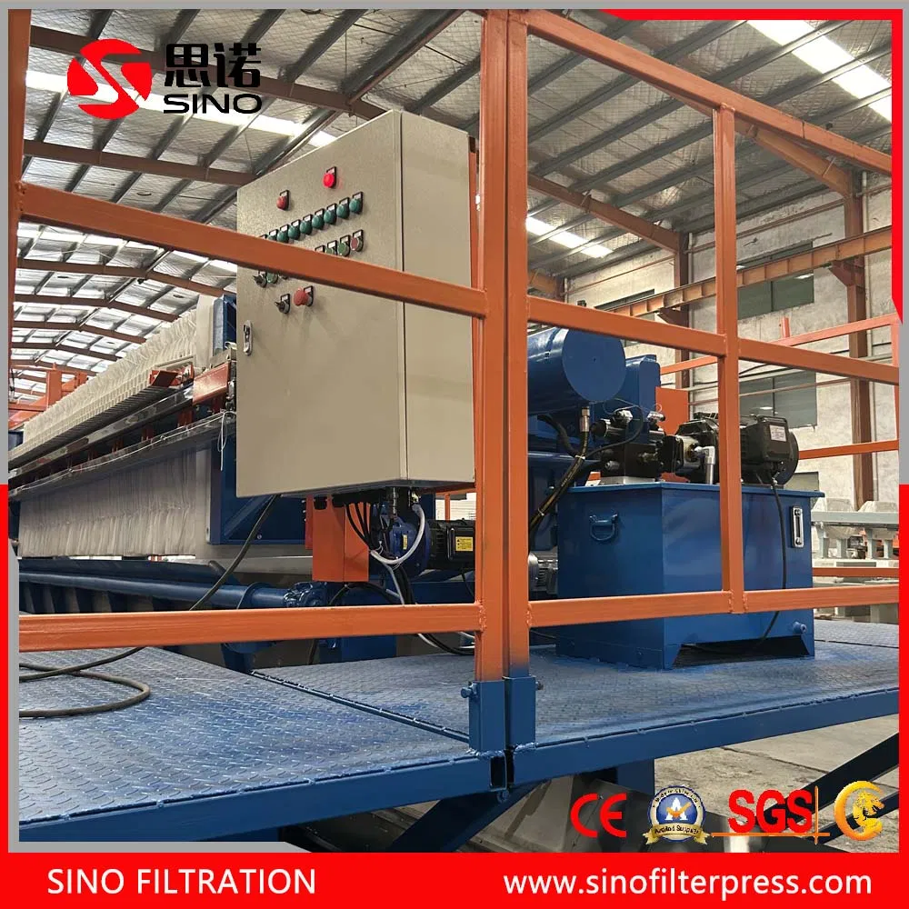 Fully/Semi Automatic Hydraulic Chamber Plate Filter Press for Wastewater Treatment