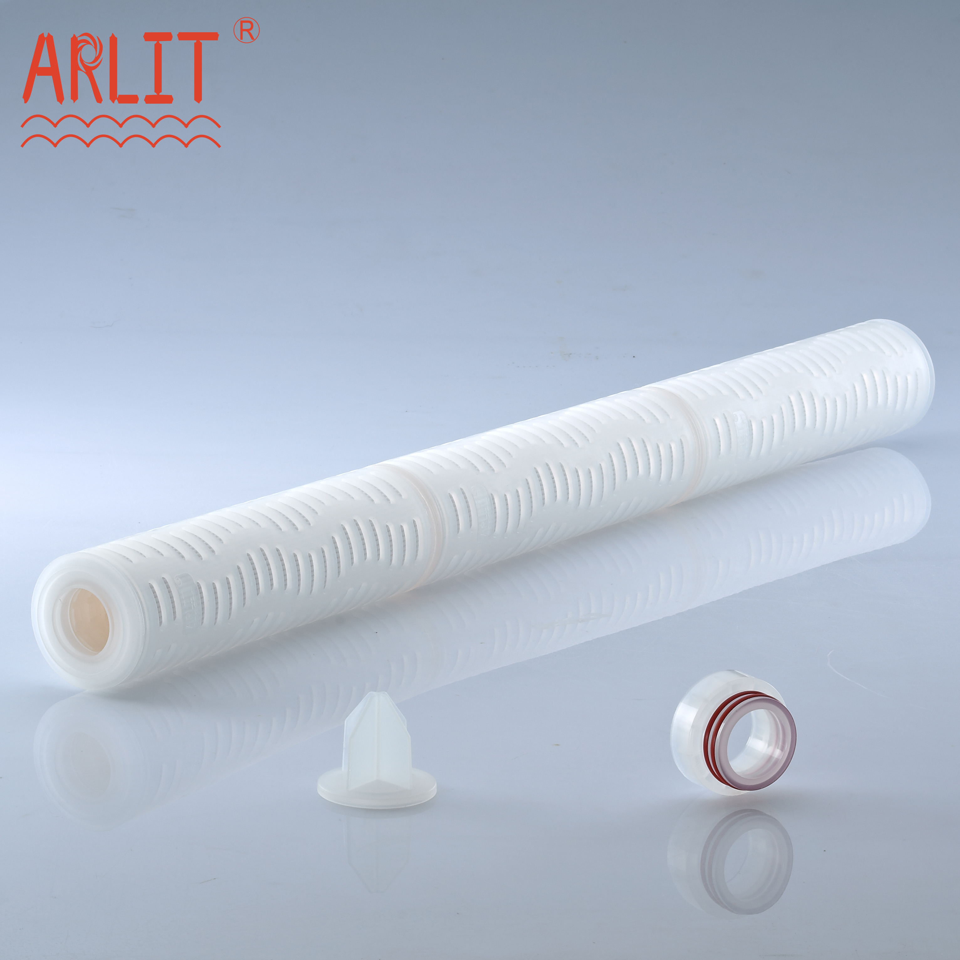ARLIT 0.2 Micron 30 Inch PES Membrane Pleated Water Filter Cartridge For Liquid Filtration