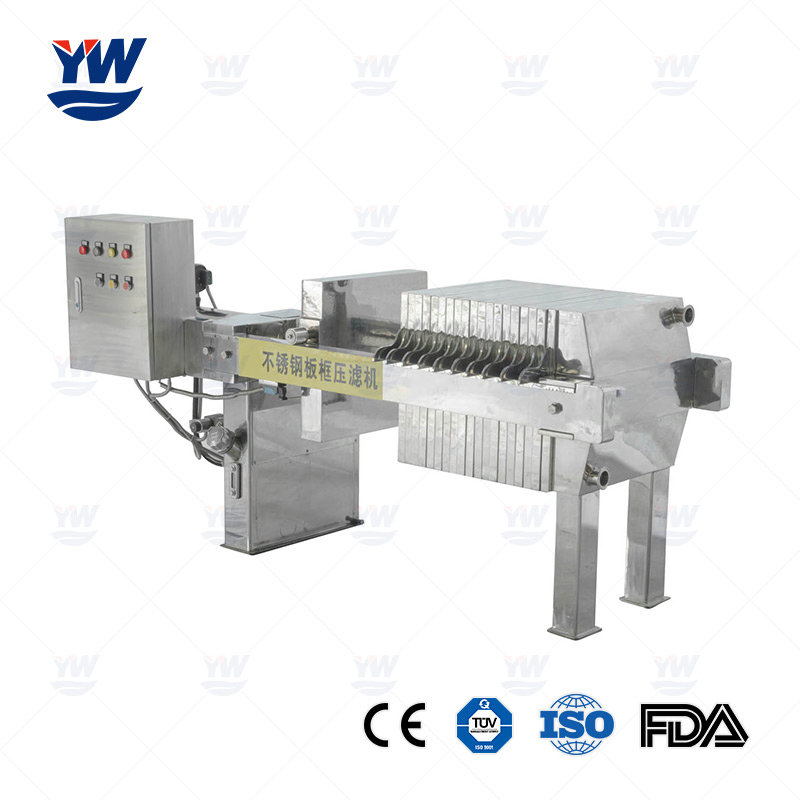 Stainless Steel Plate and Frame Filter Press for Medicine Industrial, Wine Industrial