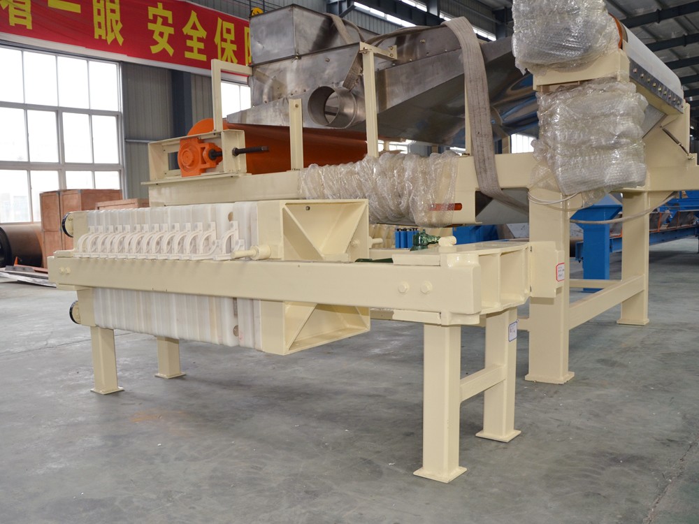 Type 320 Jack-Operated PP Plate And Frame Hidden Stream Filter Press