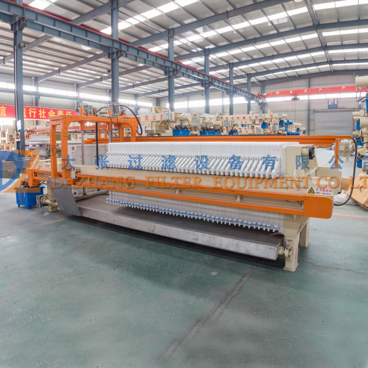 Automatic New Filter Press With Filter Cloth Washing System And Polypropylene Filter Plate