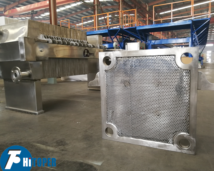 China PP Stainless Steel Chamber Recessed Frame Filter Press Plate Manufacturer