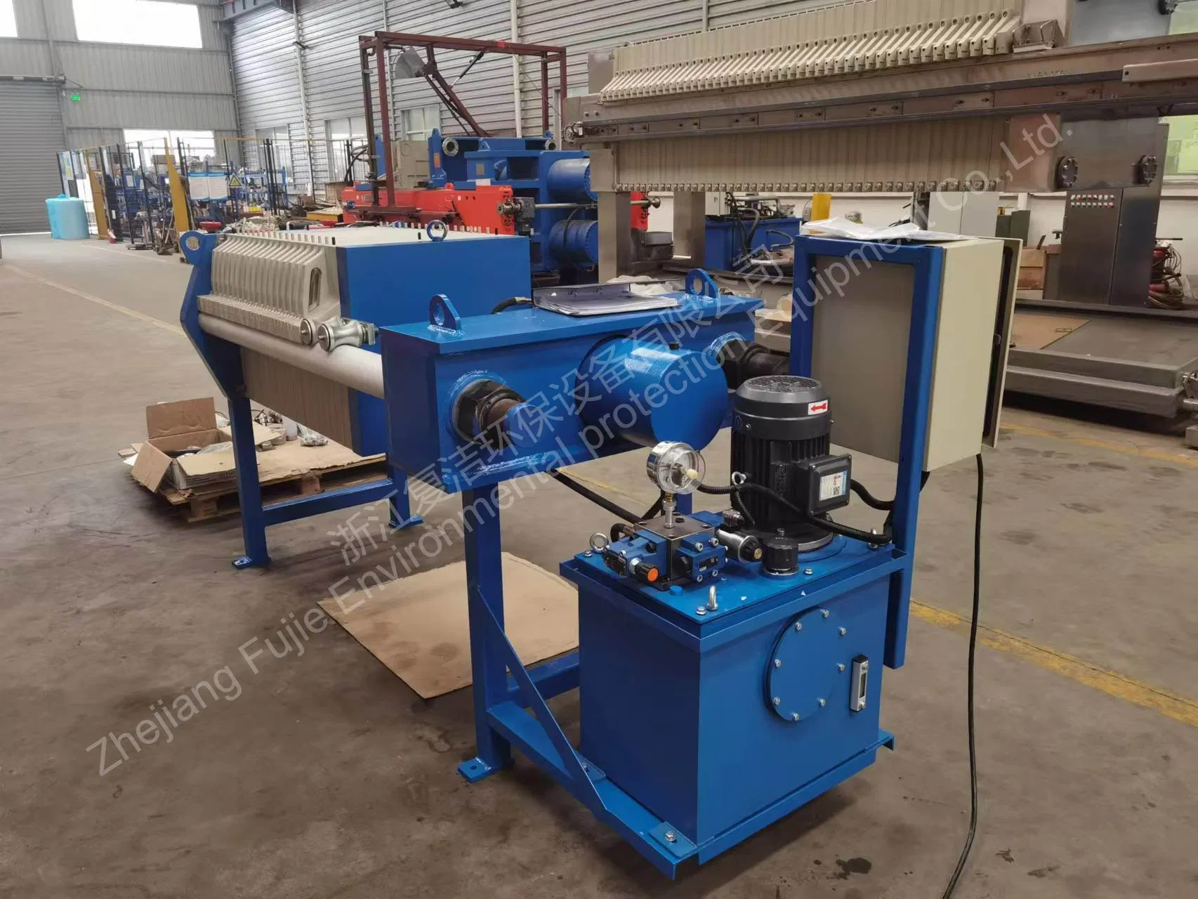 Fully/Semi Automatic Manual Plate Pulling Filter Press for Wastewater Treatment