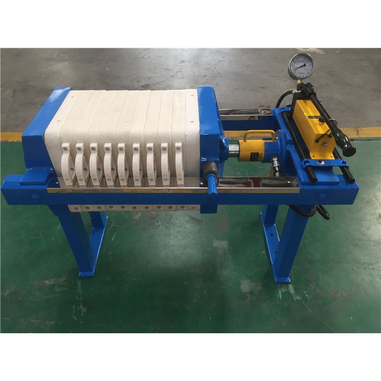 Small Portable Manual Jack Filter Press for Wastewater Treatment