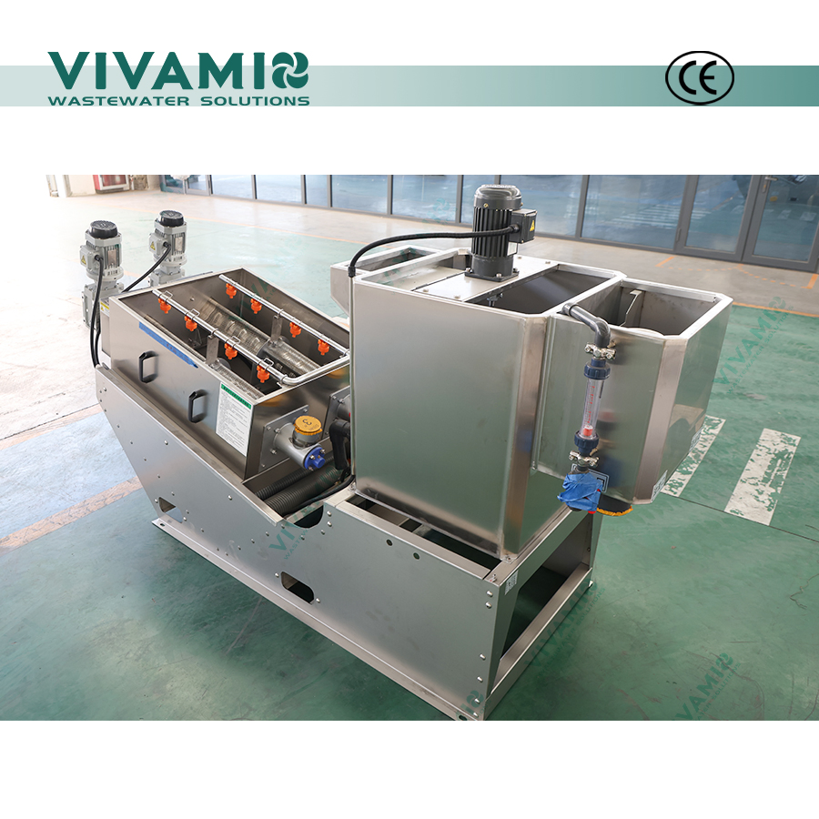 Energy Saving Spiral Filter Press Dehydrator Automatic Screw Press for Dewatering Applications