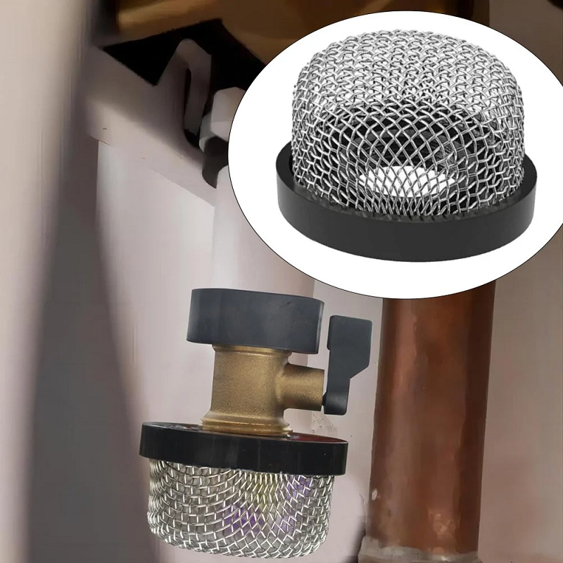 High Quality 304/316 Stainless Steel Mesh Strainer Pump Air Filter 3/4 Inch Female Threaded Suction Cup Spray Filter Elements