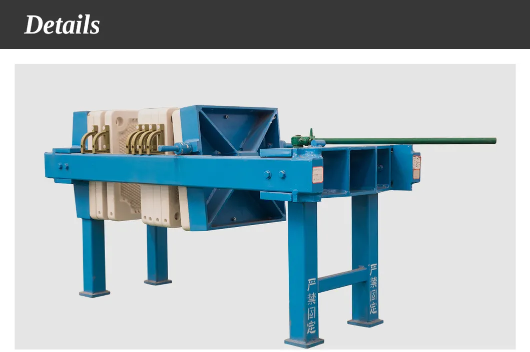 Manual Filter Press Uses of Plate and Frame Filter
