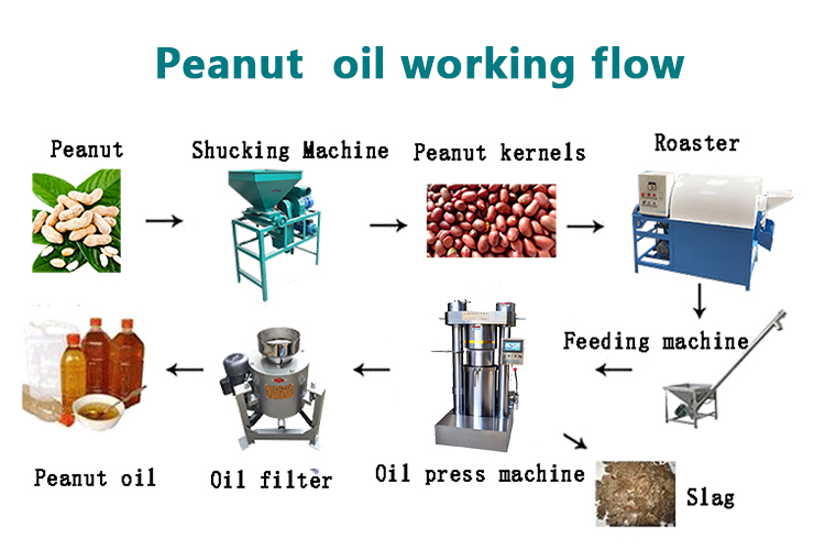 Edible Oil Hydraulic Press Machine Sunflower Seed Oil Screw Press Oil Expeller and Filter Press