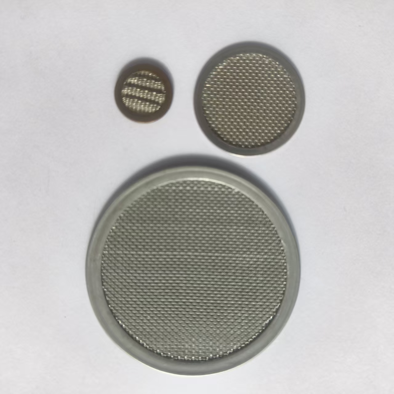 304 316 Stainless Steel Disc Metal Braided Wire Mesh Filtered Water Vent Filter Mesh Disc Screen Plate