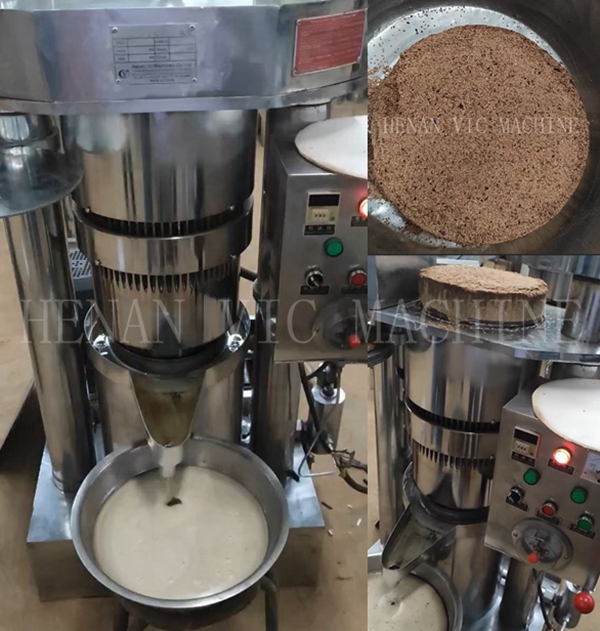 Coconut oil pressing