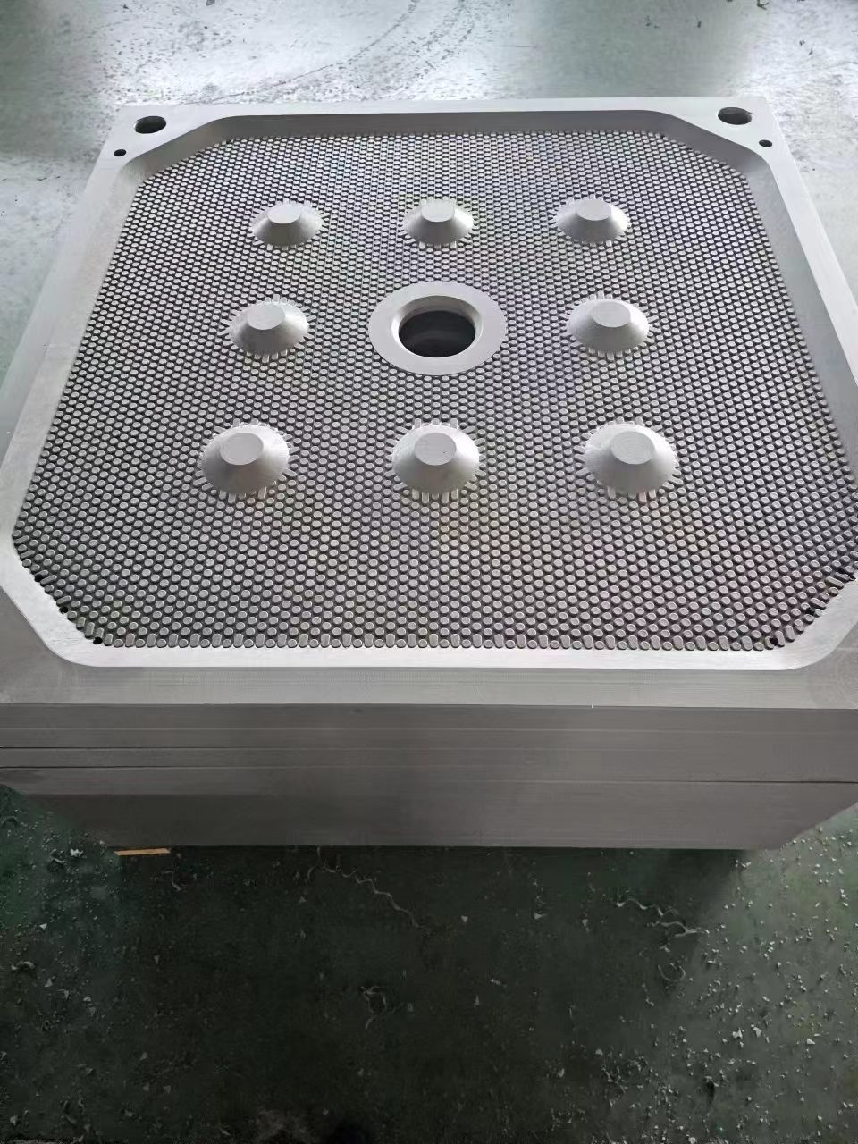 320-2000mm Size High Press Membrane Chamber Recess Filter Diaphragm Plate Enhanced Pp Filter Plate