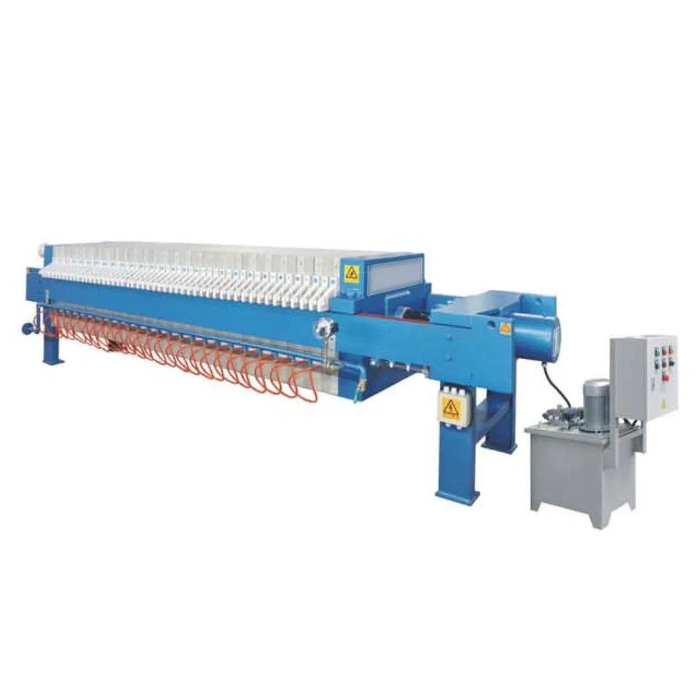 Wastewater Sludge Automatic Dewatering Plate Frame Membrane Belt Filter Press Machine