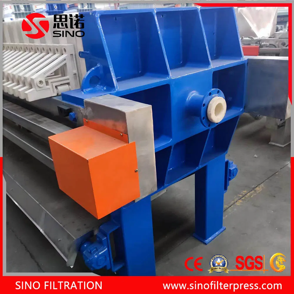 Hydraulic Manual Chamber Filter Press for Concrete Beton Washing Wastewater