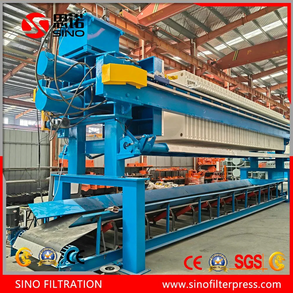 Automatic Chamber Membrane Filter Press for Wastewater Sludge Dewatering Treatment