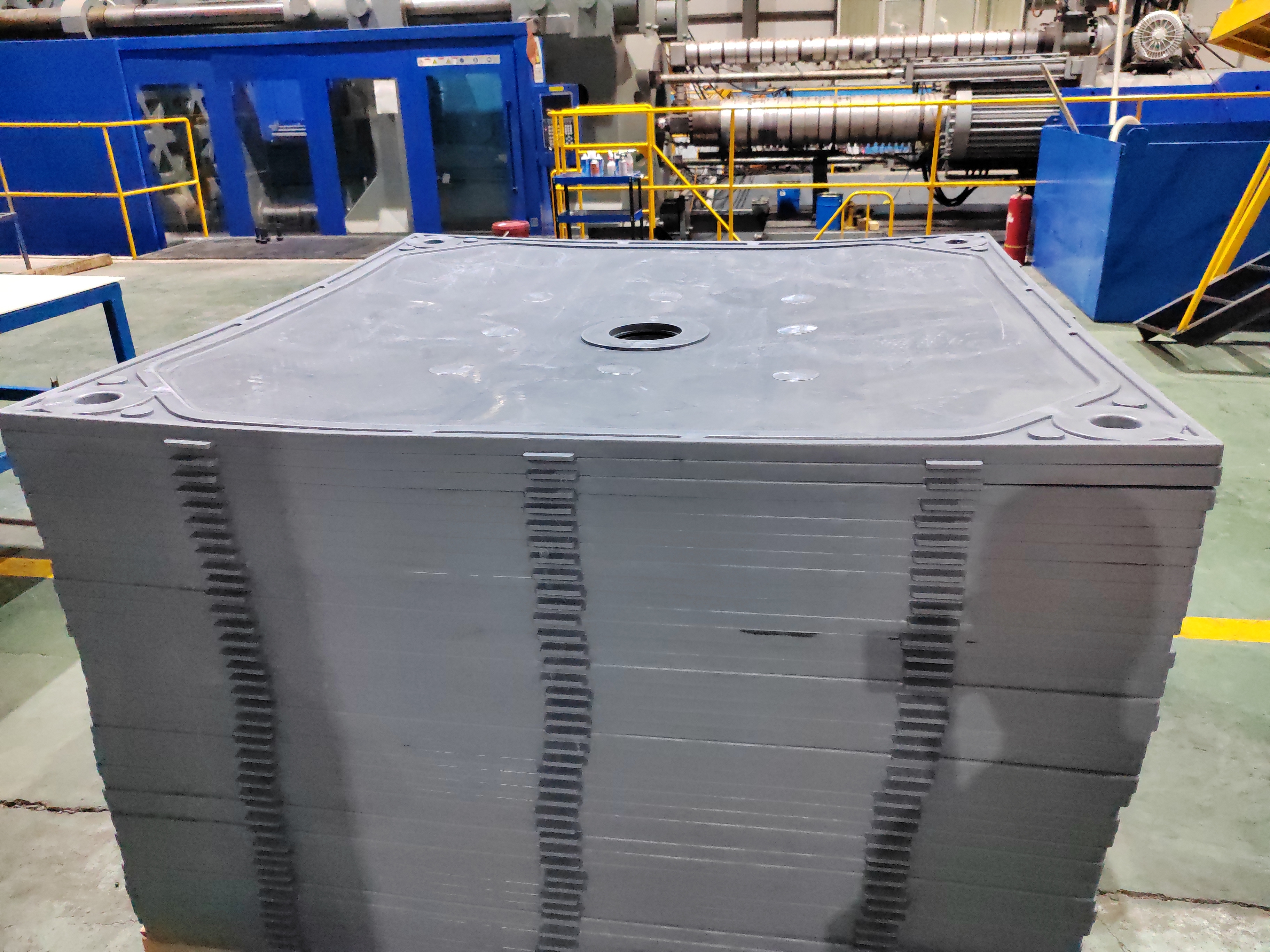 Filter Press Plate Membrane Plate in Combination with Filter Plate Frame China Origin 3D Model Design Capable 470mm to 2000mm