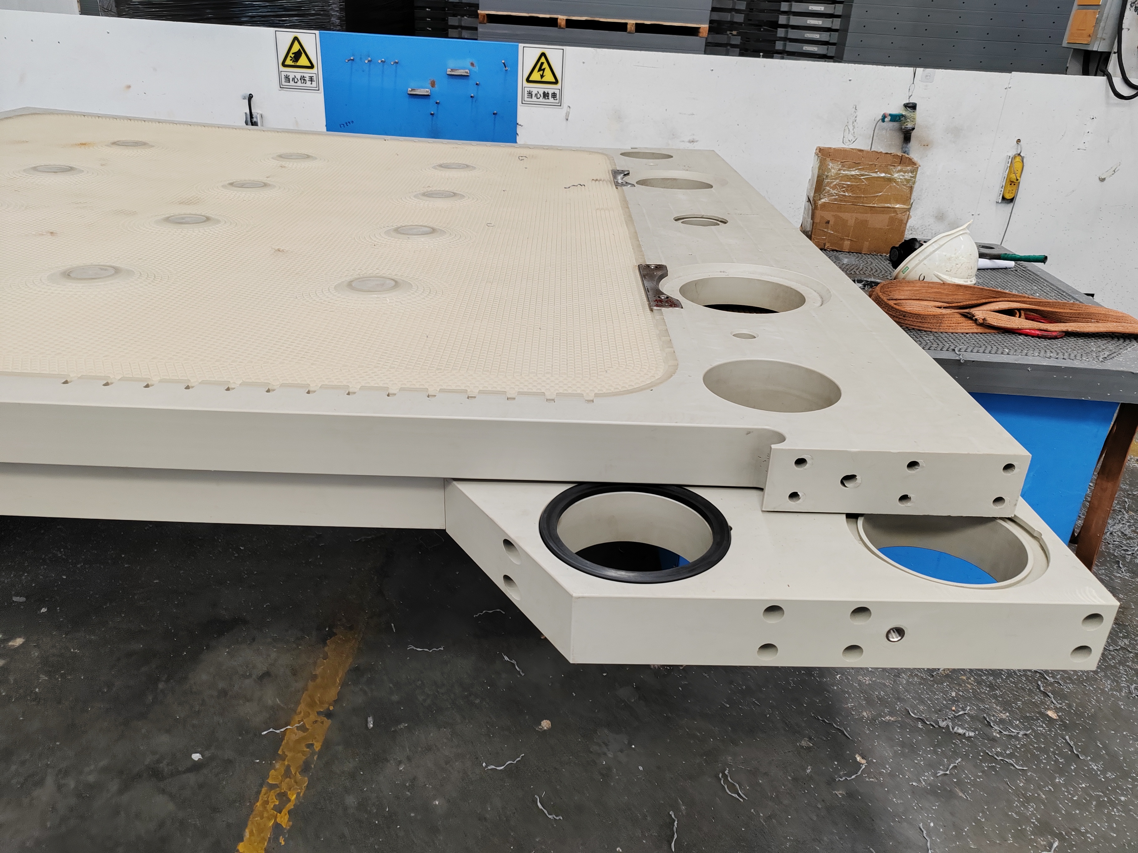 Filter Press Plate Membrane Plate in Combination with Filter Plate Frame China Origin 3D Model Design Capable 470mm to 2000mm