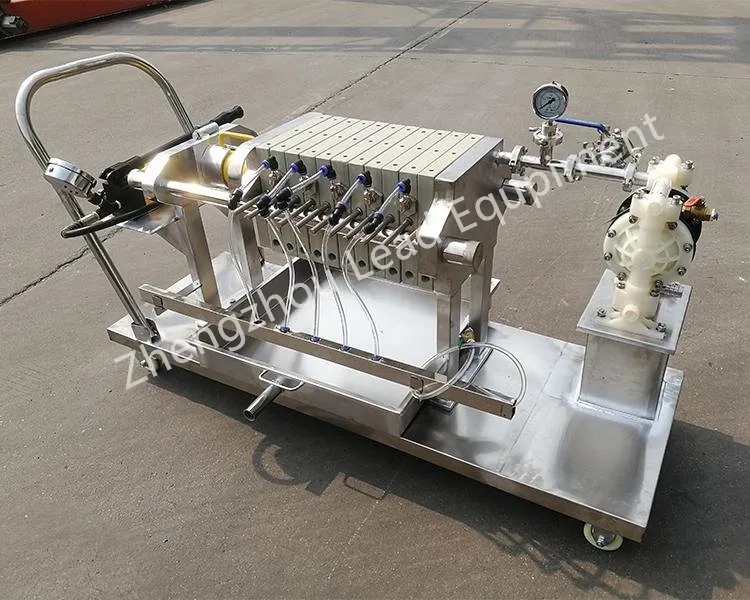 Durable Manual Jack Filter Press for Sludge