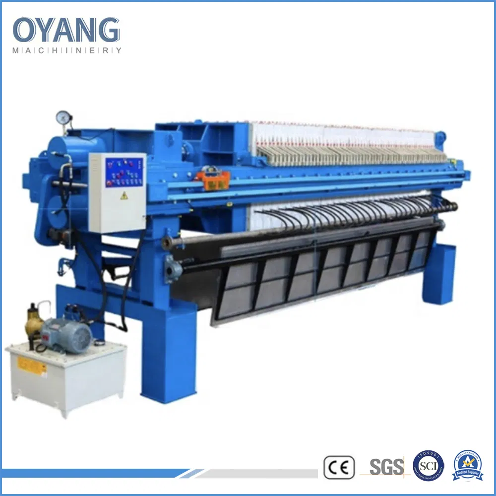 Automatic Plate and Frame Hydraulic Filter Press for Slurry Treatment