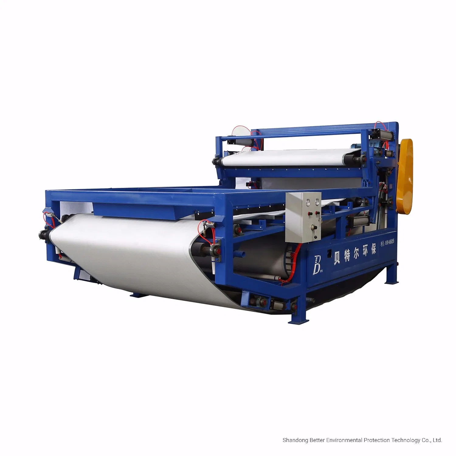 New Sludge Dewatering Machine for Metallurgy Sludge Treatment