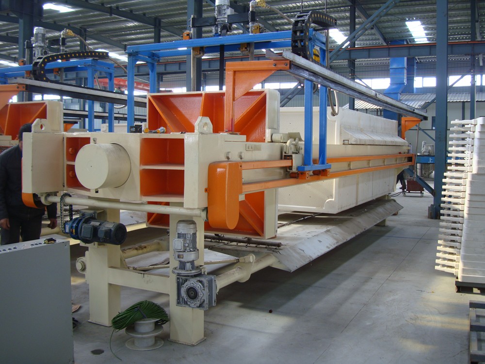 Automatic New Filter Press With Filter Cloth Washing System And Polypropylene Filter Plate