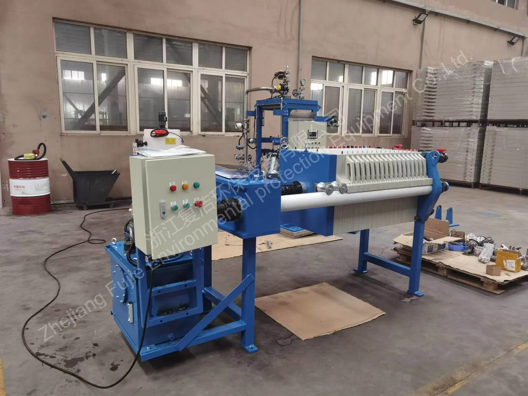 Fully/Semi Automatic Manual Plate Pulling Filter Press for Wastewater Treatment