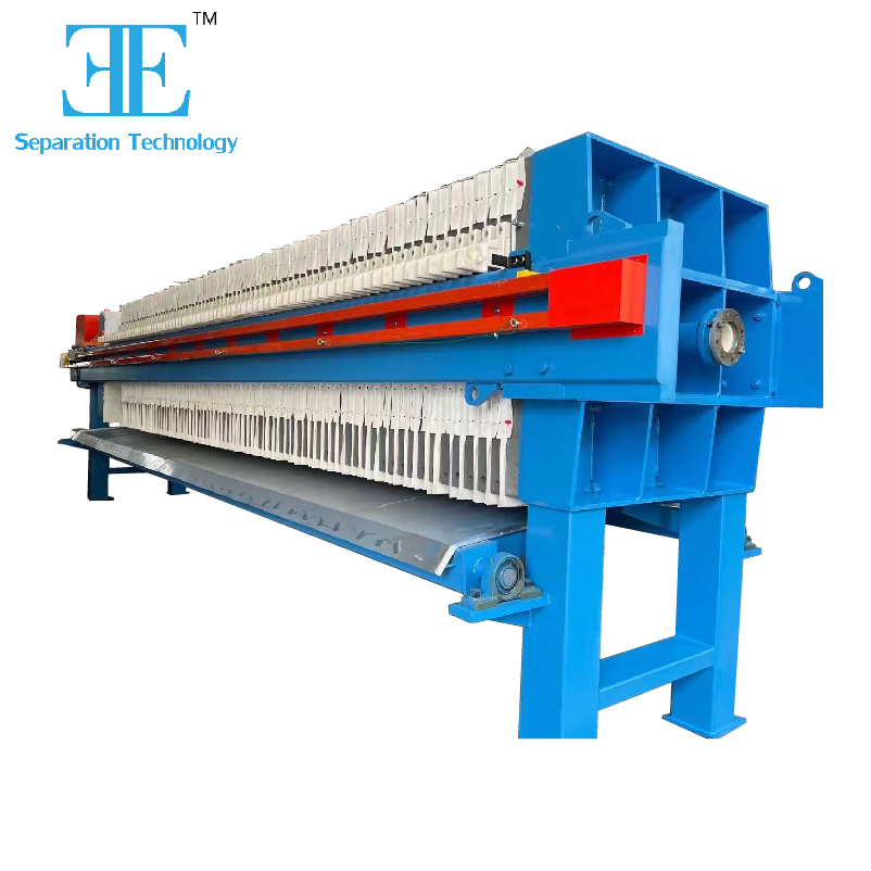 Filter Press Machine Automatic Manual Hydraulic Sludge Dewatering Treatment Equipment