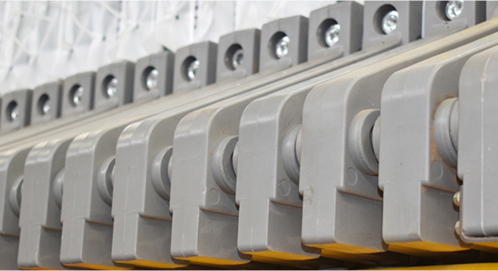High efficiency filter plate