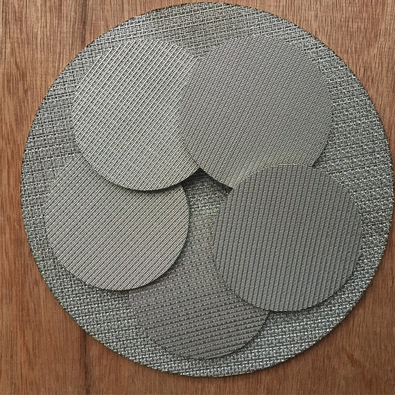 1um Sintered Stainless Steel Wire Mesh Filter Disc For High Pressure Gas Filtration