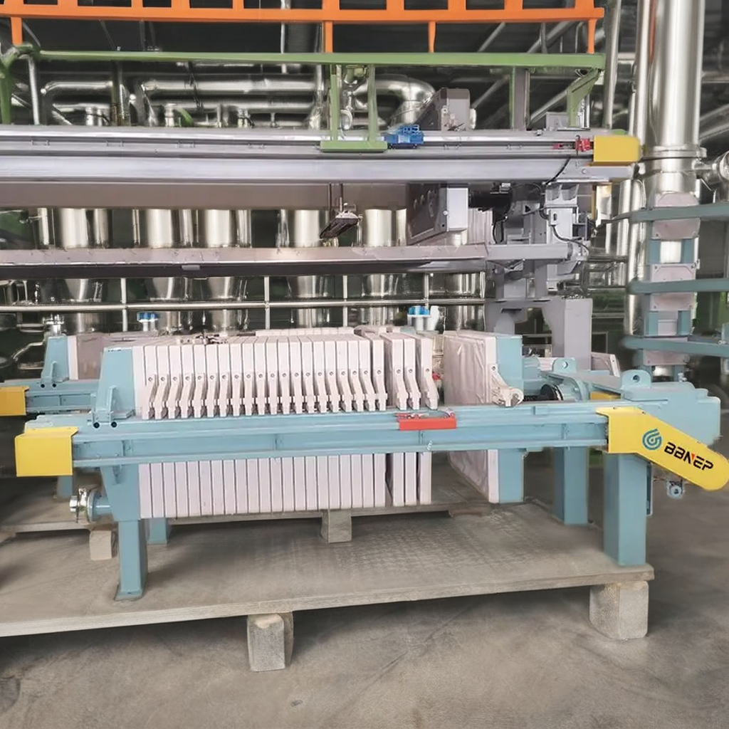 Automatic New Chamber Hydraulic Filter Presses with 10-400m Filter Area and 0.6Mpa Pressure for Wastewater Treatment for Sale