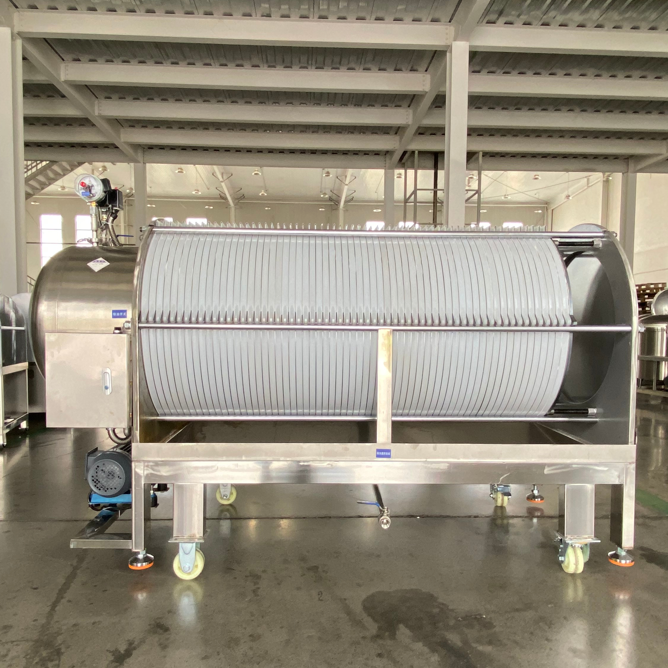 Durable Plate-and-frame Oil Filter Machine. Thickened Filter Plates with High Strength. Vegetable Oil Filter.