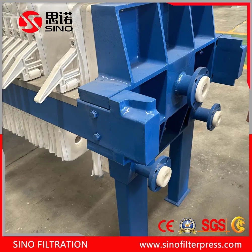 Automatic Cake Wash High Temperature Hydraulic Chamber Filter Press for Sugar Refinery