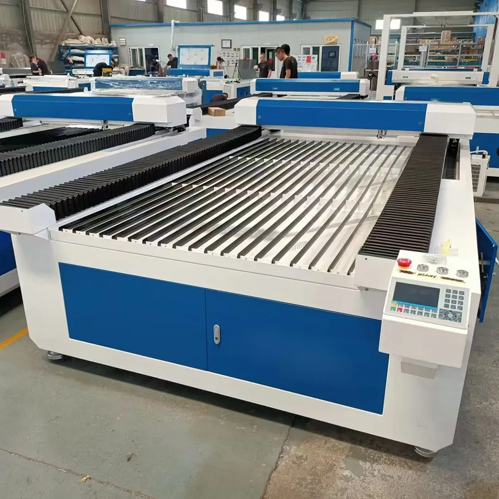 1325 Flat Bed 80W 100W 130W 150W CO2 CNC Laser Machine for Cutting Acrylic Wood Glass Leather Fabric 1300*2500 mm