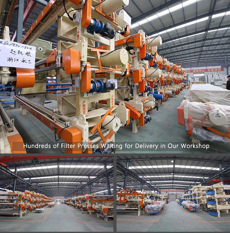630x630mm Hydraulic Filter Press Workshop 1