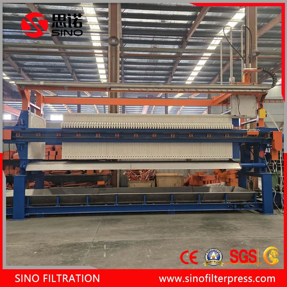Mining Industrial Sludge Dewatering Filter Press Machine with Automatic Cloth Washing System