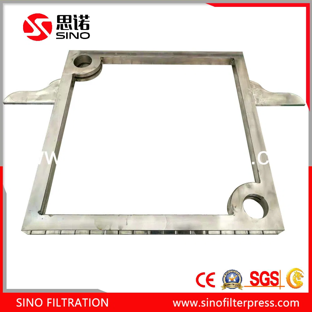 Sino Hydraulic Manual Stainless Steel Plate Frame Filter Press