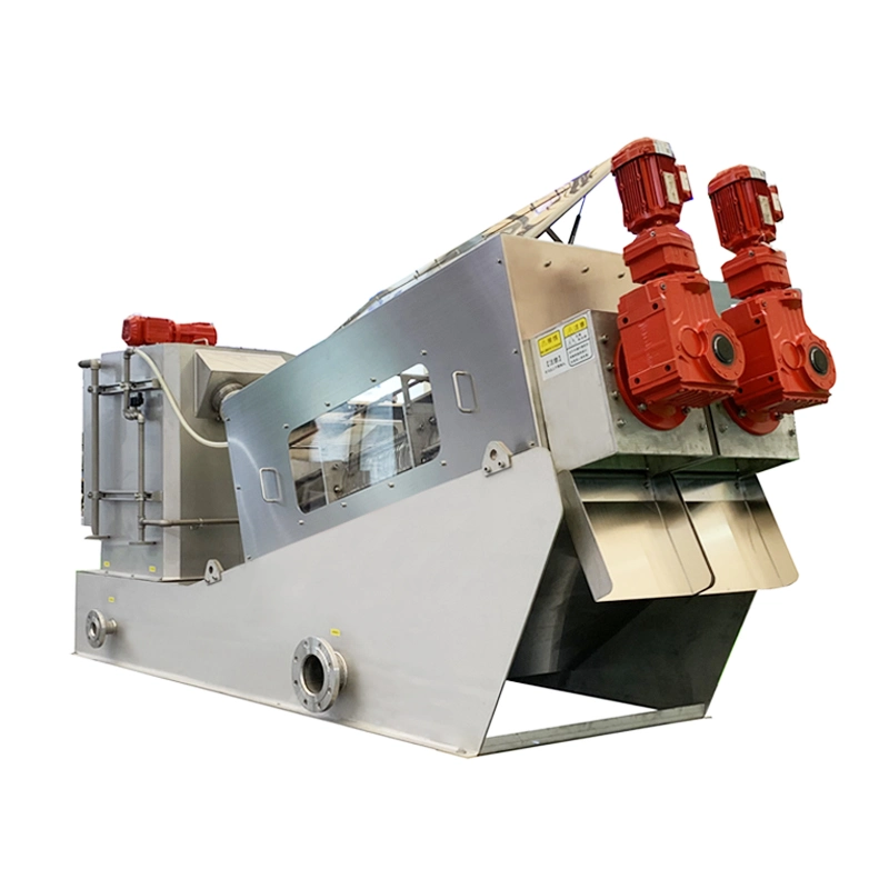Automatic Belt Filter Press Sludge Dewatering Machine Dewater Single Screw Press Separator