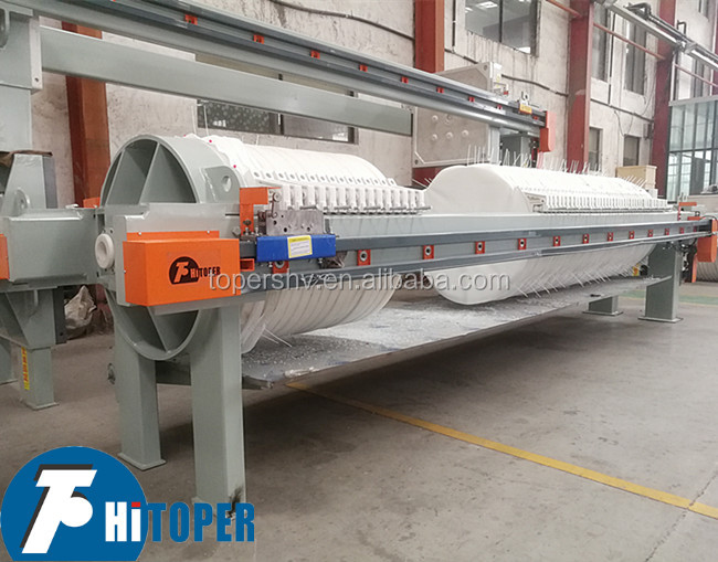 Round plate filter press